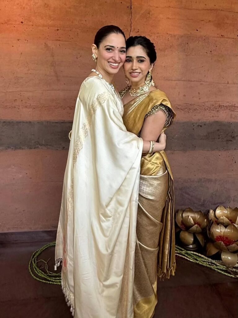 Celebrities at Kushboos daughters wedding ♥️ Trisha Tamannaah 3