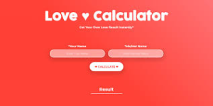 Love Calculator & FLAMES  with Life Partner