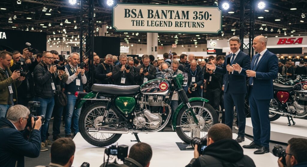 BSA Bantam 350 unveiled in UK