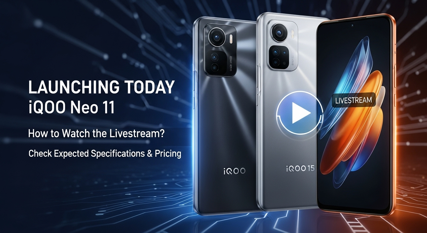 iQOO 15, iQOO Neo 11 Launching Today: How to Watch the Livestream? Check Expected Specifications & Pricing