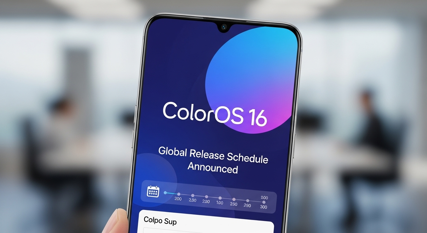 Oppo's ColorOS 16 global release schedule announced