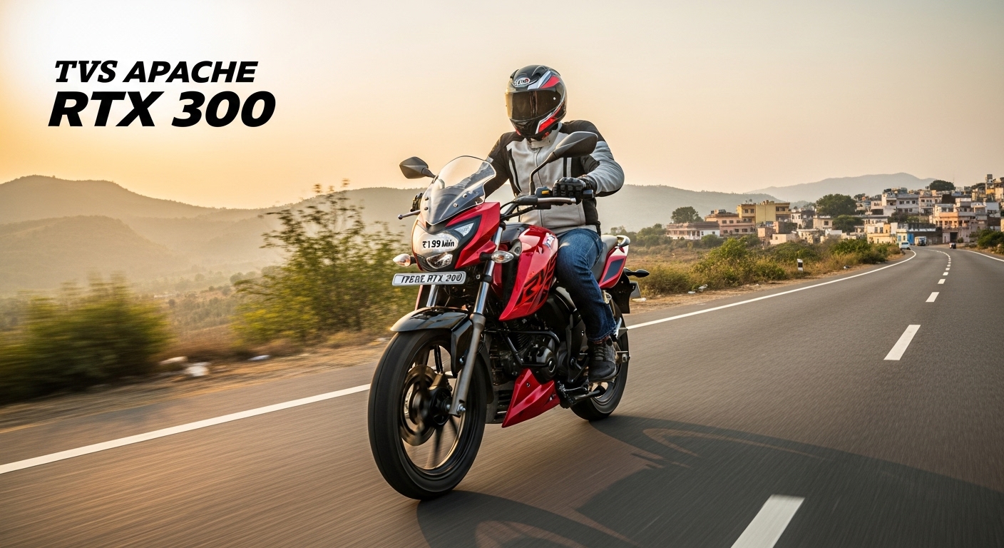 TVS Apache RTX 300 launched at â¹1.99 lakh: new adventure tourer hits India roads