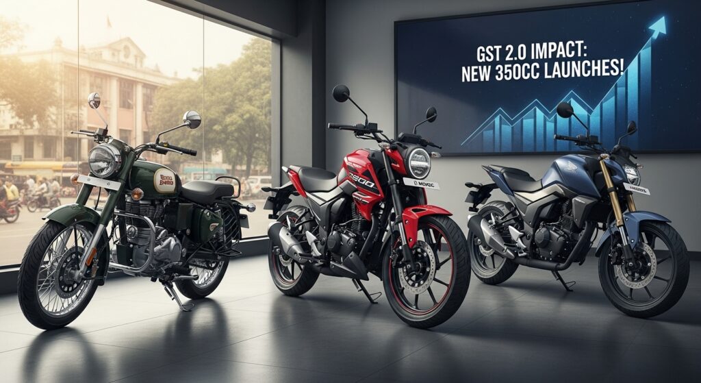 GST 2.0 Impact: Royal Enfield, Hero, Honda to Launch New 350cc Bikes