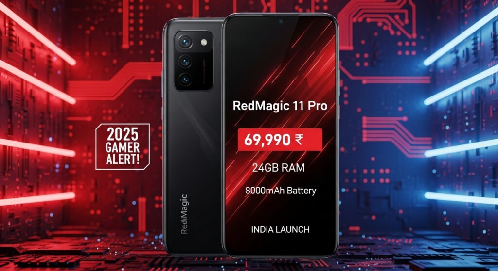 2025 Gamer Alert! RedMagic 11 Pro: 69,990 , 24GB RAM, 8000mAh Battery! India Launch