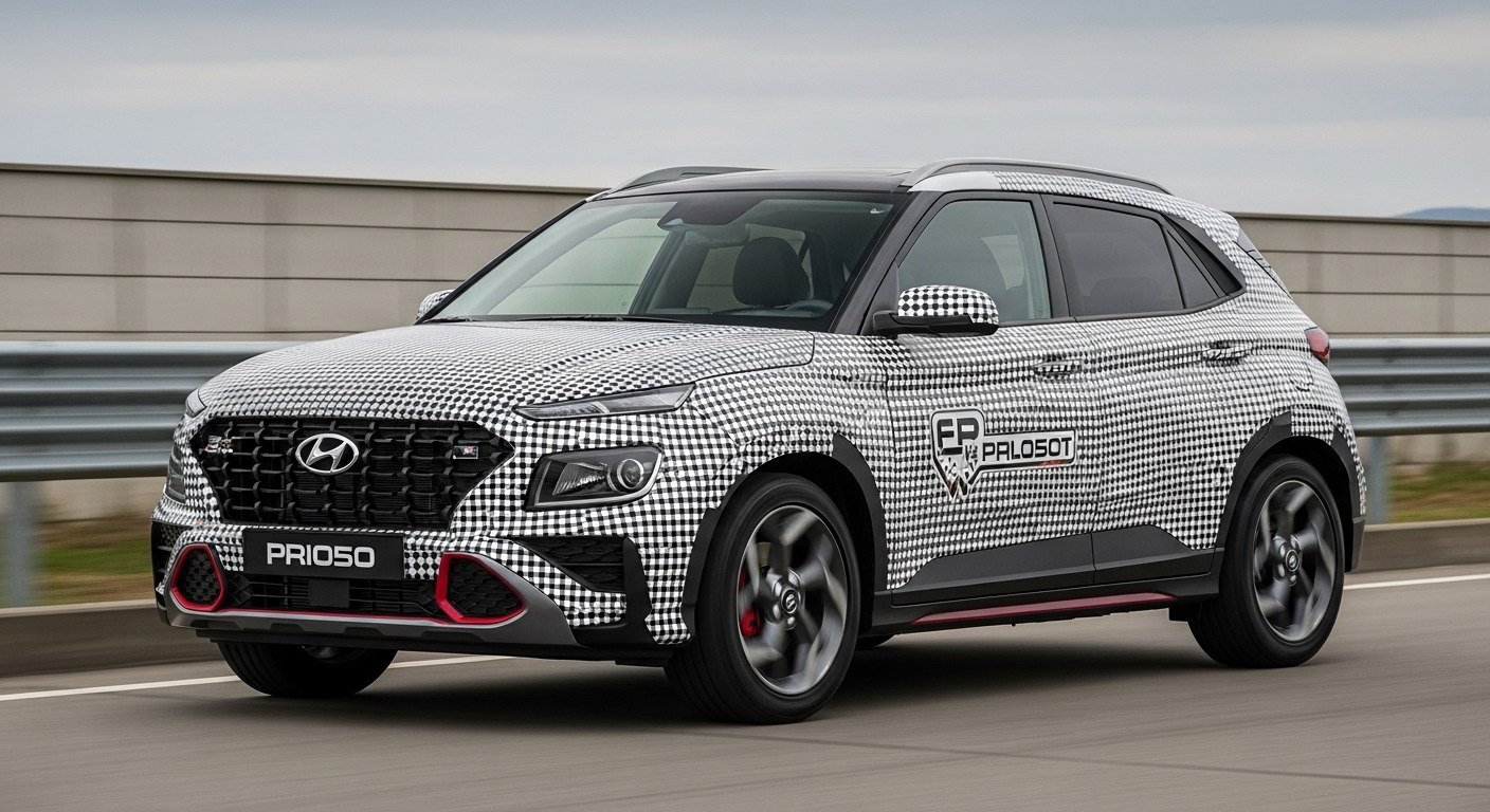 New Hyundai Venue N Line Caught Before Official Launch