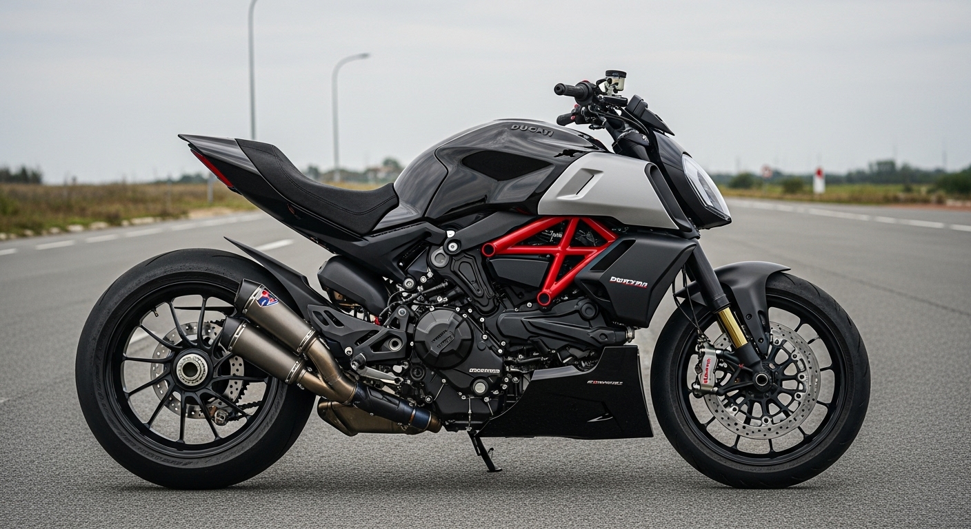 New Ducati Diavel V4 Showcases MotoGP Technology