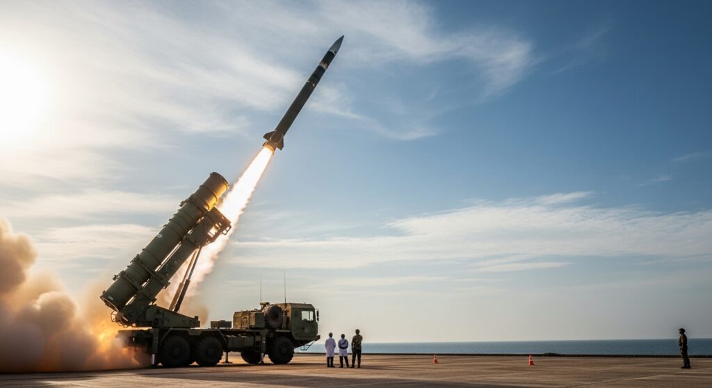 India Successfully Test Fires Agni Prime from Mobile Launcher