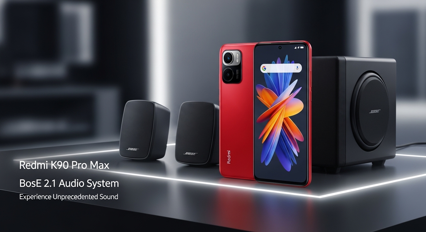 Redmi K90 Pro Max Launching with Bose 2.1 Audio System!