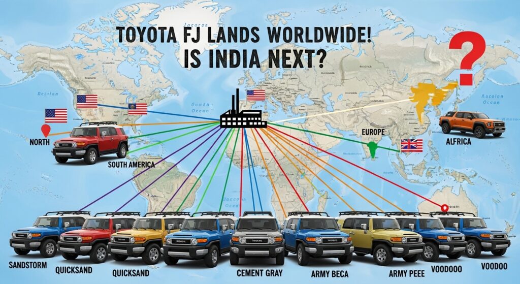 Toyota FJ Lands Worldwide! Is India Next?