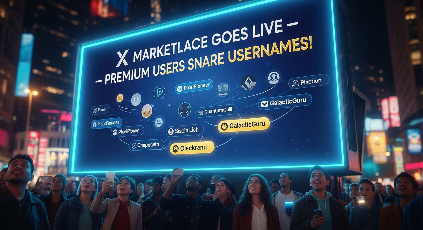 X Marketplace Goes Live — Premium Users Snag Rare Usernames!