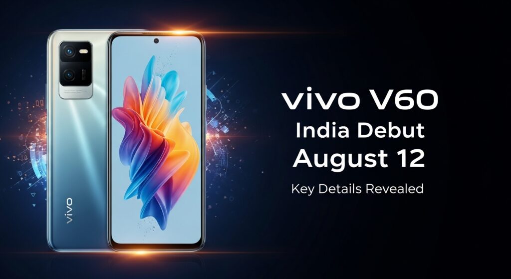 Vivo V60 India Debut Aug 12 – Key Details Revealed