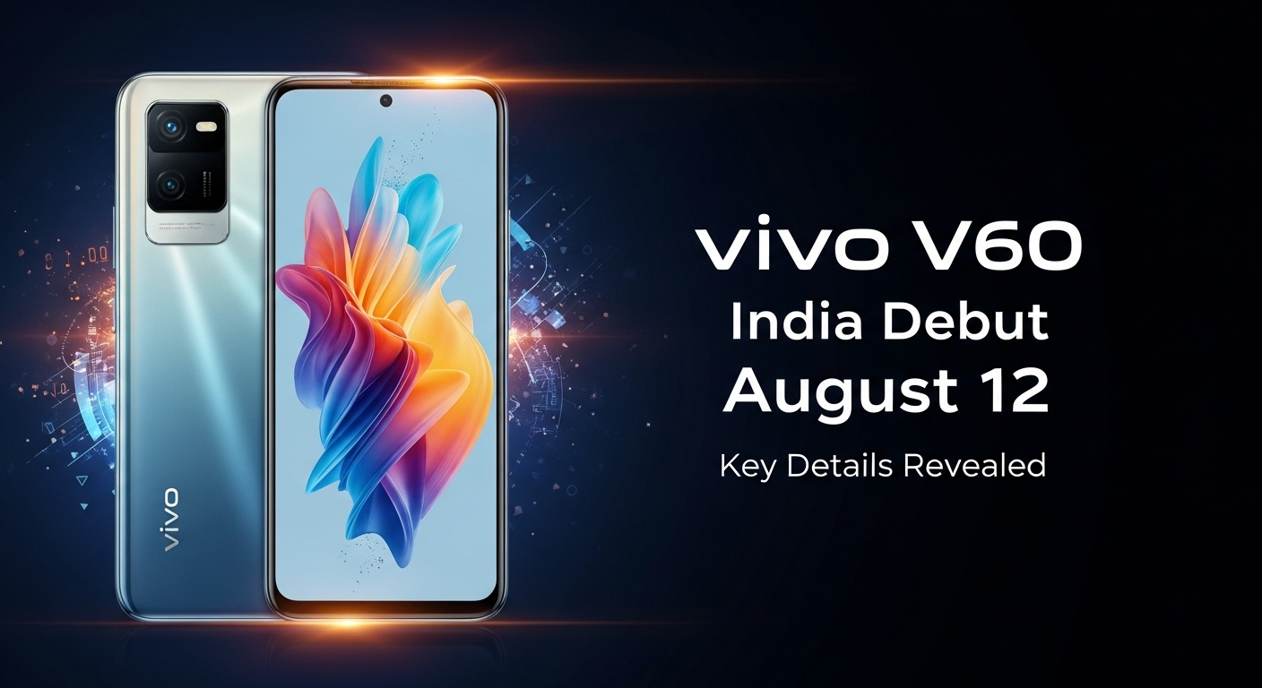 Vivo V60 India Debut Aug 12 – Key Details Revealed