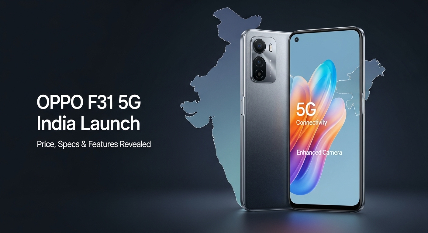 Oppo F31 5G India Launch: Price, Specs & Features Revealed