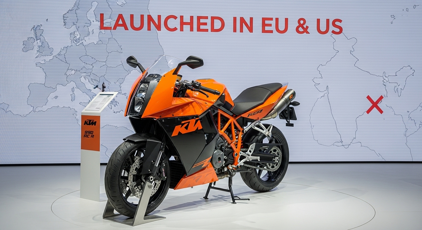 KTM 990 RC R launched in the EU and US market: unlikely to come to India