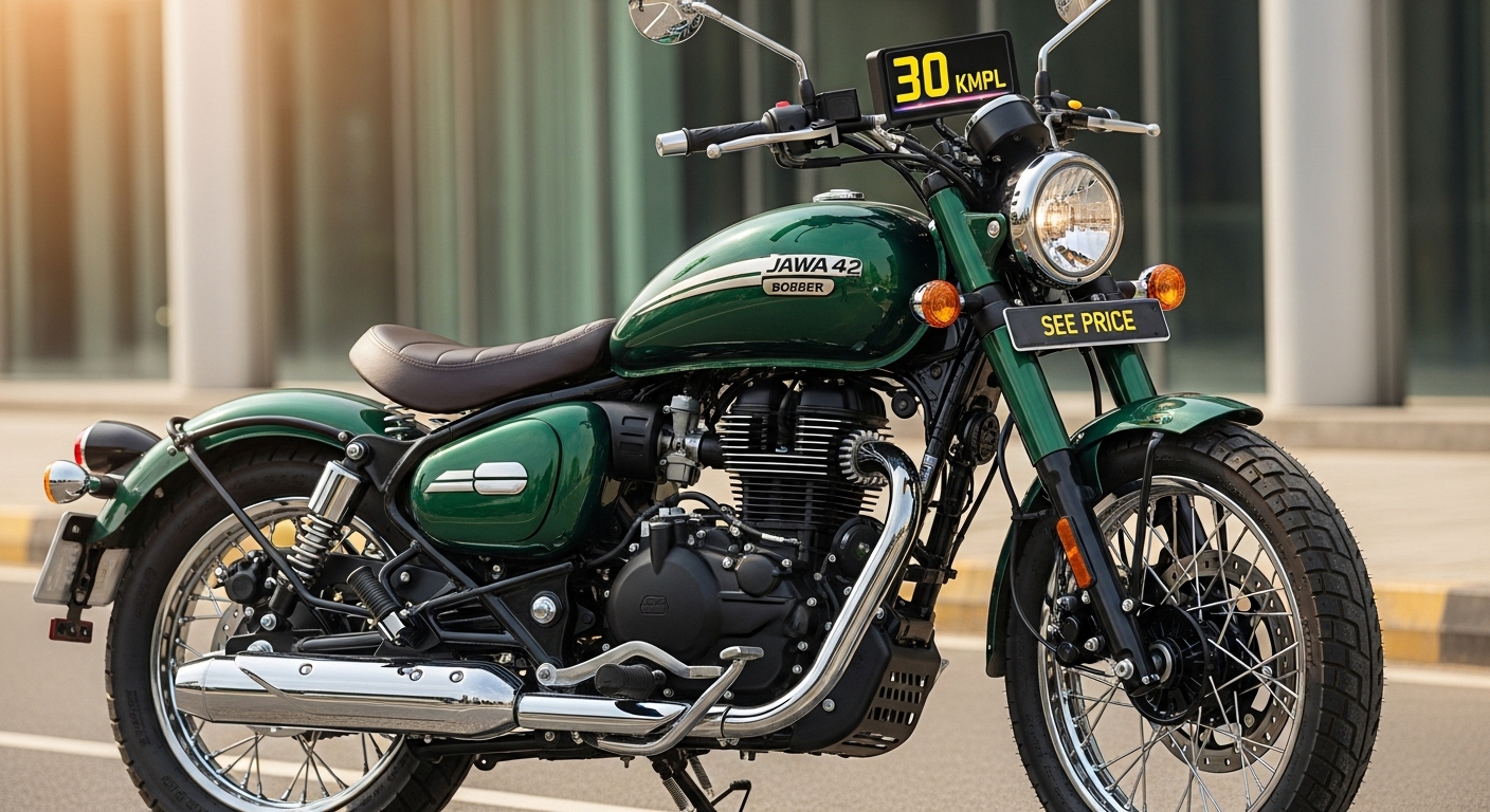 Jawa 42 Bobber 2025 Launched: Retro-stylish Design & 30 kmpl Mileage with See price