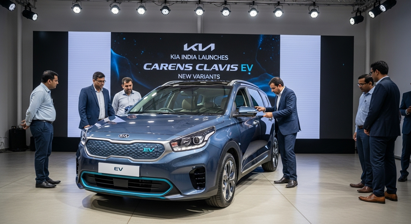 Kia India Launches Carens Clavis EV New Variants