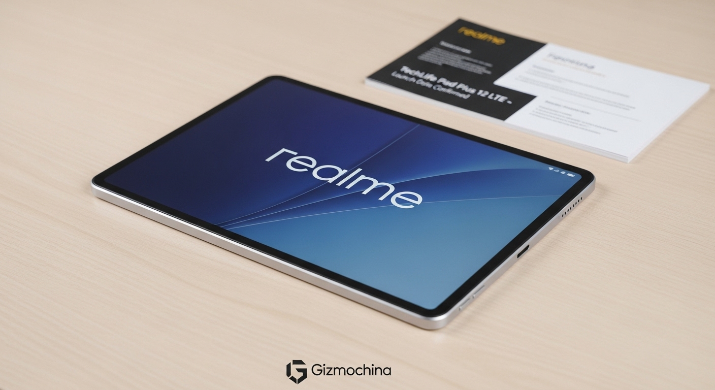Realme's TechLife Pad Plus 12 LTE tablet launch date confirmed, specifications, price revealed
