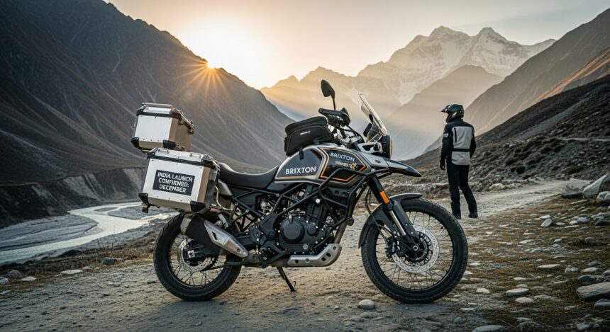 Brixton Crossfire 500 Storr adventure tourer India launch confirmed for December
