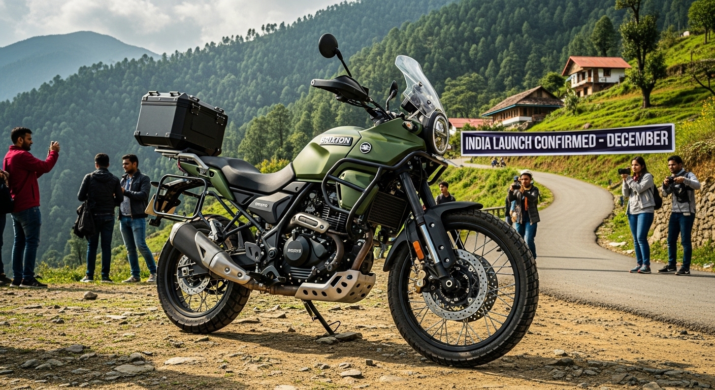 Brixton Crossfire 500 Storr adventure tourer India launch confirmed for December