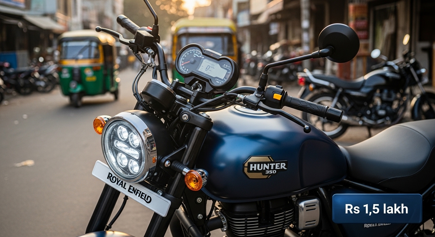 2025 Royal Enfield Hunter 350 launched in India at Rs 1.5 lakh: What's new