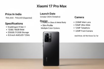 Xiaomi 17 Pro Max India launch and key specs