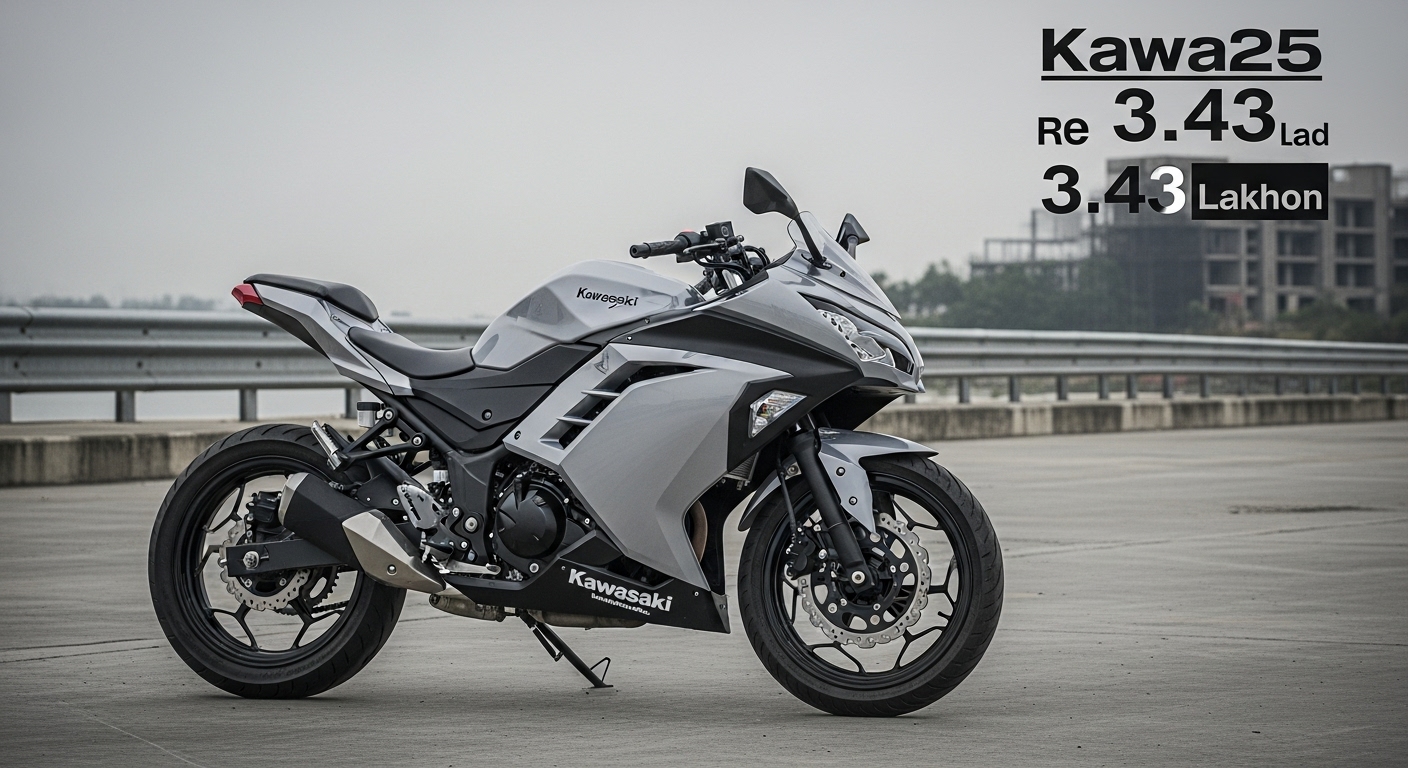 2025 Kawasaki Ninja 300 launched at Rs 3.43 lakh: What's new