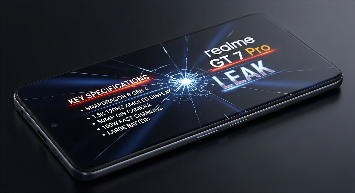 Realme GT 7 Pro key specifications leak ahead of India launch